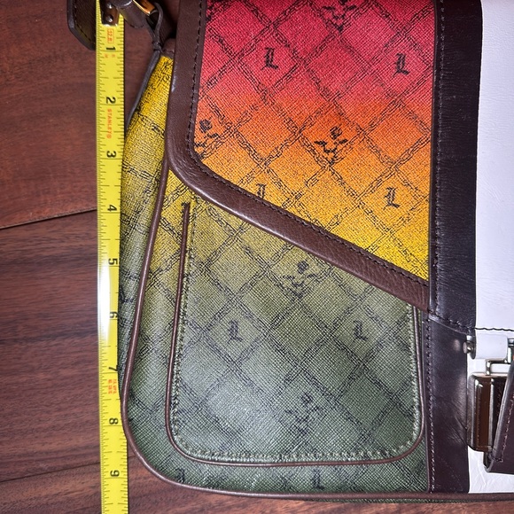 L.A.M.B. By Gwen Stefani Rasta shoulder bag rare - Picture 4 of 7